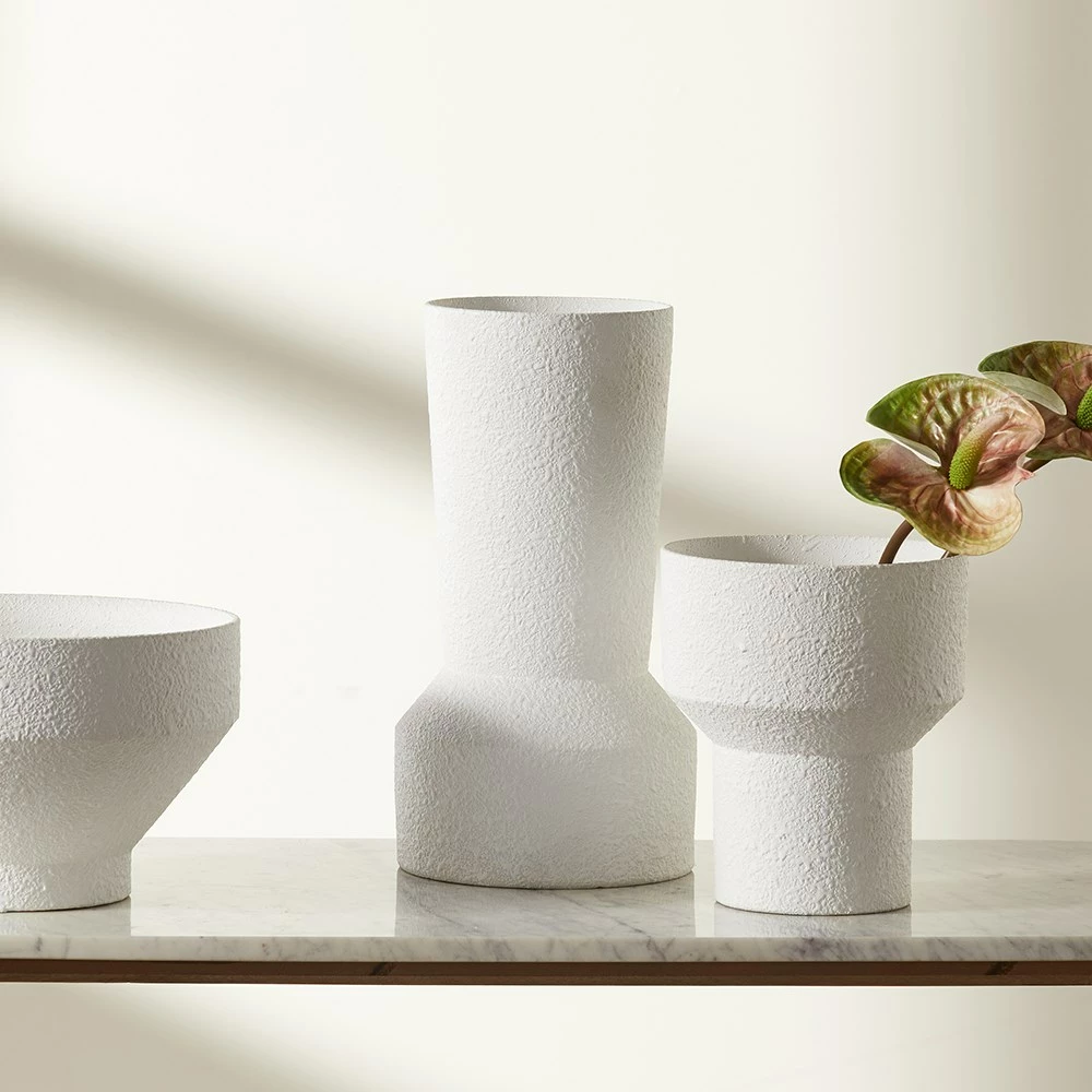 Rogue Black Label Sutton Vase 16x32cm White 4 Rogue Black Label Sutton Vase 16x32cm White - Image 2