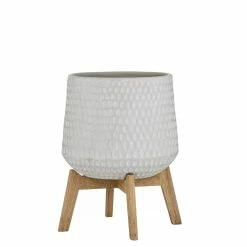 Rogue Cooper Planter 46cm Light Grey