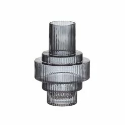 Amalfi Aidy Vase Smokey Small Grey