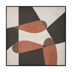 Amalfi Kongo Wall Décor 80x80cm Terracotta