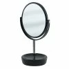 Salt & Pepper Salt & Pepper Suds Mirror Double Sided On Base 30cm Black -Outlet Home Store BAM 39252