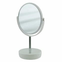 Salt & Pepper Salt & Pepper Suds Mirror Double Sided On Base 30cm White