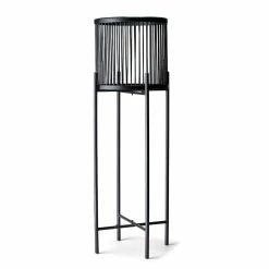 Salt & Pepper Salt & Pepper Rhythm Plant Stand 35 X 100cm Black