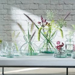 LSA Canopy Recycled Glass Trio Vase Set 13cm -Outlet Home Store CWM LSA11057 5