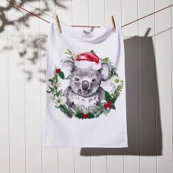 Ambrosia Santas Workshop IV Tea Towel - Designs May Vary -Outlet Home Store HIM 1040900 3