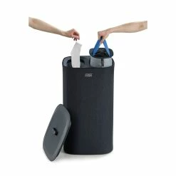 Joseph Joseph Tota Easy Empty Laundry Separation Basket 60L Carbon Black 9 Joseph Joseph Tota Easy Empty Laundry Separation Basket 60L Carbon Black -Outlet Home Store JOS 50002 3