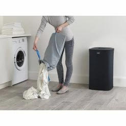 Joseph Joseph Tota Easy Empty Laundry Separation Basket 60L Carbon Black 10 Joseph Joseph Tota Easy Empty Laundry Separation Basket 60L Carbon Black -Outlet Home Store JOS 50002 4