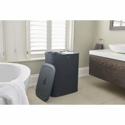 Joseph Joseph Tota Easy Empty Laundry Separation Basket 90L Carbon Steel -Outlet Home Store JOS 50004 4