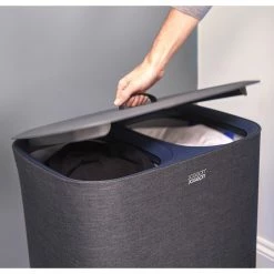 Joseph Joseph Tota Easy Empty Laundry Separation Basket 90L Carbon Steel -Outlet Home Store JOS 50004 5