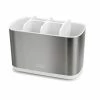 Joseph Joseph Easystore Steel Toothbrush Caddy Large 1 Joseph Joseph Easystore Steel Toothbrush Caddy Large -Outlet Home Store JOS 70531