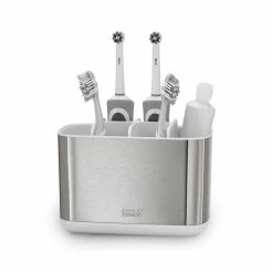 Joseph Joseph Easystore Steel Toothbrush Caddy Large -Outlet Home Store JOS 70531 3