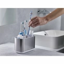 Joseph Joseph Easystore Steel Toothbrush Caddy Large -Outlet Home Store JOS 70531 5