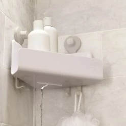 Joseph Joseph EasyStore Corner Shower Caddy 2 Pack White 10 Joseph Joseph EasyStore Corner Shower Caddy 2 Pack White -Outlet Home Store JOS 70550 4