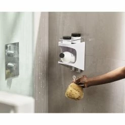 Joseph Joseph Capsule 2-tier Shower Shelf White 10 Joseph Joseph Capsule 2-tier Shower Shelf White -Outlet Home Store JOS 70563 4