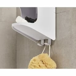 Joseph Joseph Capsule 2-tier Shower Shelf White 11 Joseph Joseph Capsule 2-tier Shower Shelf White -Outlet Home Store JOS 70563 5