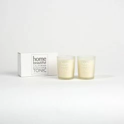 Home Beautiful Scented Candle Set Of 2 Bungalow & Tonic