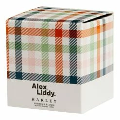 Outlet Home Store 15 Alex Liddy Harley II Candle Jar Gingham