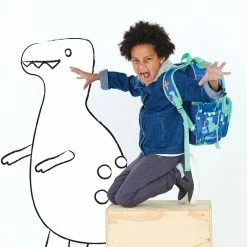 Penny Scallan Dino Rock Medium Cotton Canvas Backpack 26 X 34 X 16cm -Outlet Home Store PSD 02011300001 4