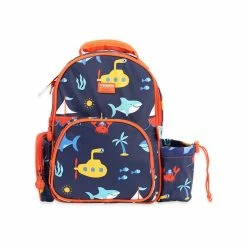 Penny Scallan Anchor Medium Cotton Canvas Backpack 26 X 34 X 16cm