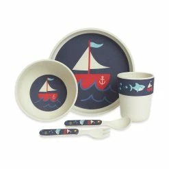 Penny Scallan Anchor Bamboo Kids Meal Set