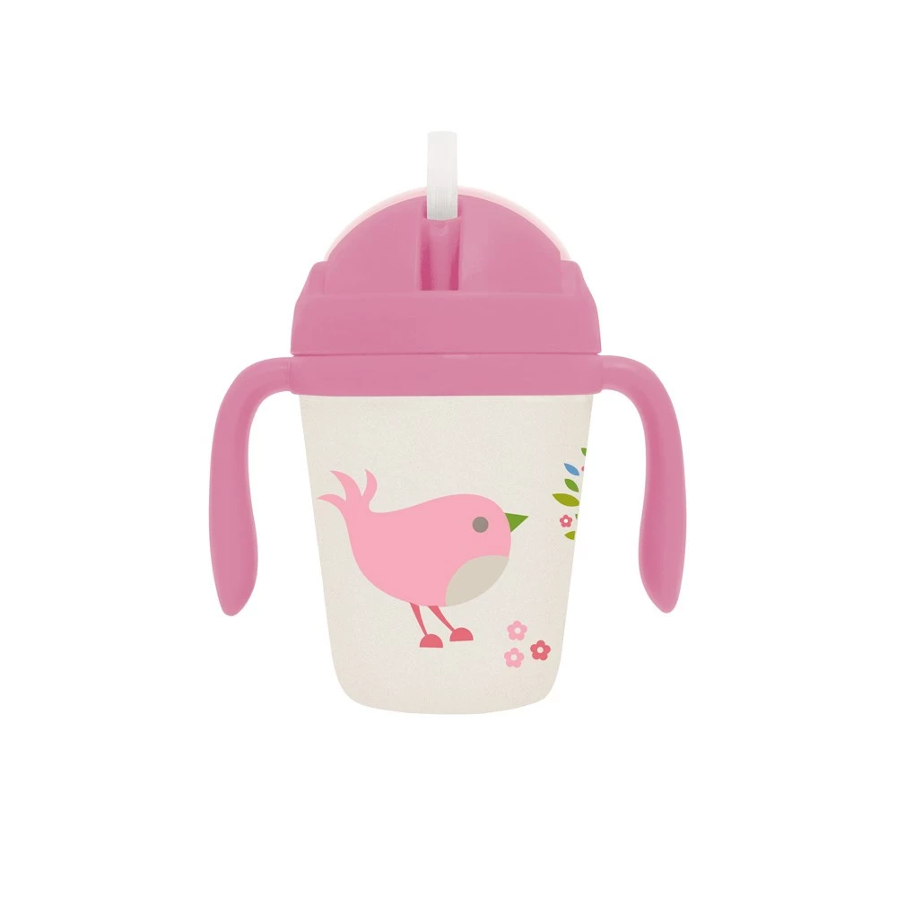 Penny Scallan Chirpy Bird Bamboo Sippy Cup With Weighted Straw 250ml 3 Penny Scallan Chirpy Bird Bamboo Sippy Cup With Weighted Straw 250ml