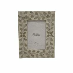 Stoneleigh Roberson Utopia Capiz Shell Photo Frame 4x6" White