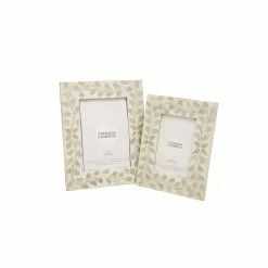 Stoneleigh Roberson Utopia Capiz Shell Photo Frame 4x6" White 7 Stoneleigh Roberson Utopia Capiz Shell Photo Frame 4x6" White -Outlet Home Store RMA 965204 3