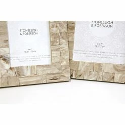 Stoneleigh Roberson Havas Photo Frame 4x6" Grey -Outlet Home Store RMA 965533 3