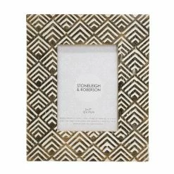 Stoneleigh Roberson Arrow Carved Wood Photo Frame 5x7" White Wash