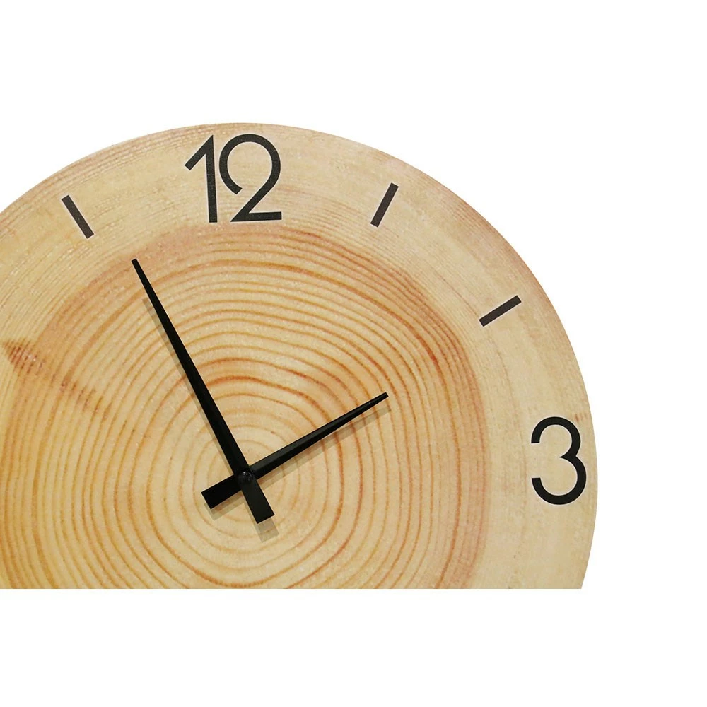 Stoneleigh Roberson Log Look Wall Clock 40cm Natural 4 Stoneleigh Roberson Log Look Wall Clock 40cm Natural - Image 2