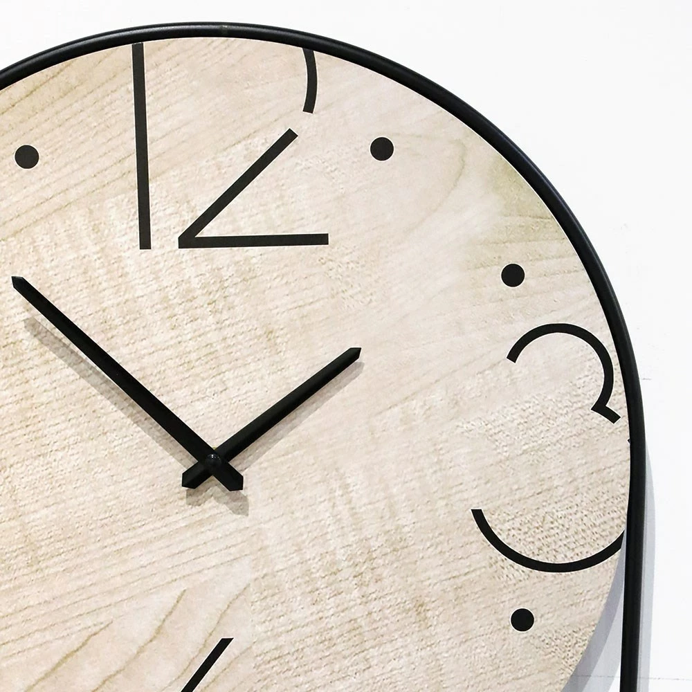 Stoneleigh Roberson June Wall Clock With Pendulum 62x42cm Natural 4 Stoneleigh Roberson June Wall Clock With Pendulum 62x42cm Natural - Image 2