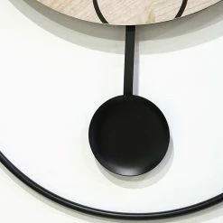 Stoneleigh Roberson June Wall Clock With Pendulum 62x42cm Natural 7 Stoneleigh Roberson June Wall Clock With Pendulum 62x42cm Natural -Outlet Home Store RMA 966181 3