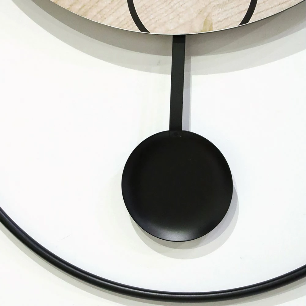 Stoneleigh Roberson June Wall Clock With Pendulum 62x42cm Natural 5 Stoneleigh Roberson June Wall Clock With Pendulum 62x42cm Natural - Image 3