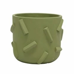 Stoneleigh Roberson Dash Planter 16x19cm Army Green