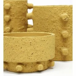 Stoneleigh Roberson Spike Planter 16x22cm Mustard -Outlet Home Store RMA 966263 3