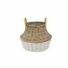 Stoneleigh Roberson Harper Woven Basket Large 35cm Natural & White 2 Stoneleigh Roberson Harper Woven Basket Large 35cm Natural & White -Outlet Home Store RMA 966343