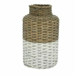 Stoneleigh Roberson Harper Woven Vase Medium Natural & White