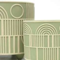 Stoneleigh Roberson Botanic Planter 14x14cm Sage -Outlet Home Store RMA 968057 3