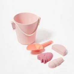 Sunnylife Silicone Bucket & Spade Set Pink -Outlet Home Store SUL S35SBSPI 2