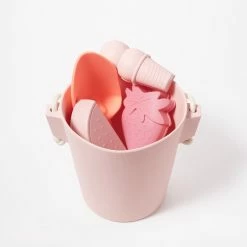 Sunnylife Silicone Bucket & Spade Set Pink -Outlet Home Store SUL S35SBSPI 3