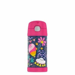Thermos FUNtainer Stainless Steel Vacuum Insulated Water Bottle 355ml Whimsical Clouds